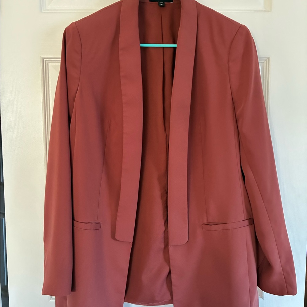 Express Women's Terracotta Blazer